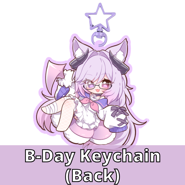 Fae B-Day Keychain -Pre-Order-