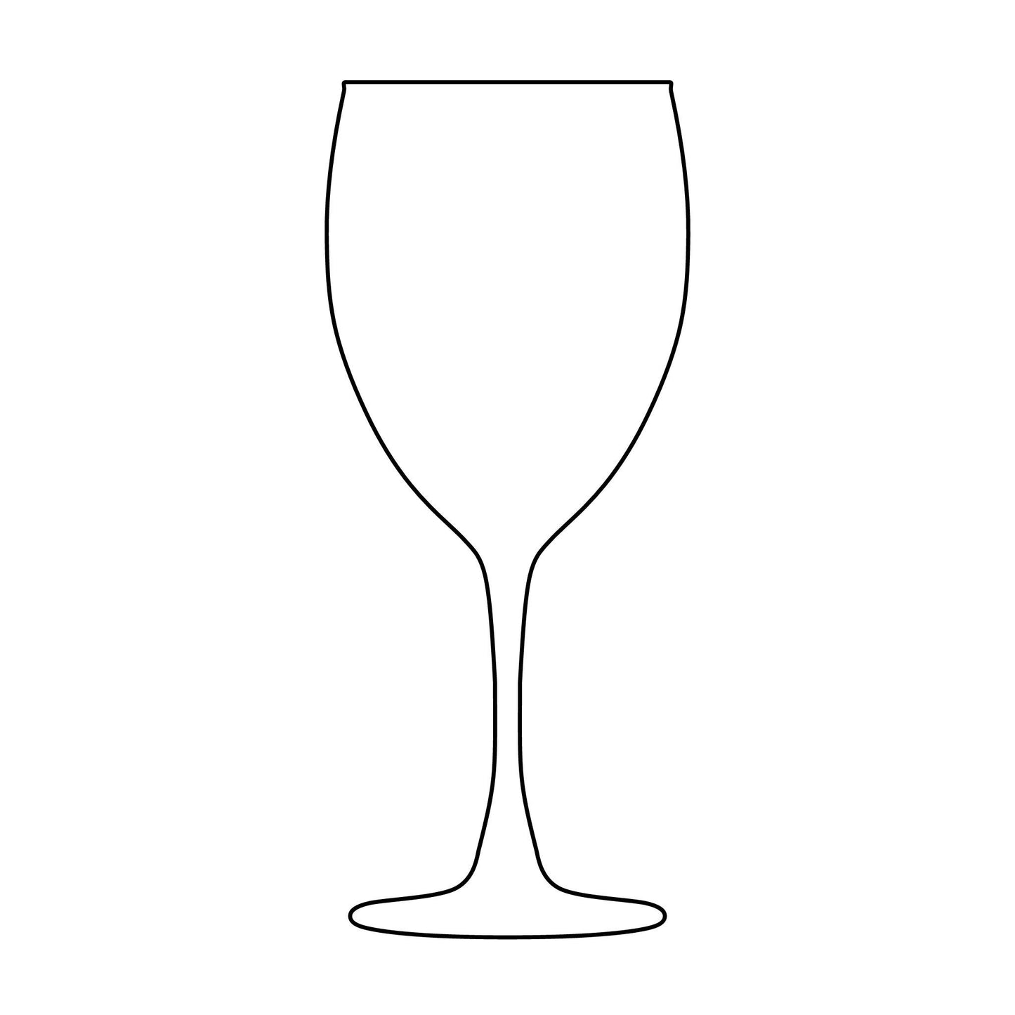 Mezil Engraved Wine Glass