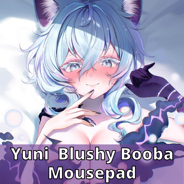 Yuni Blushy Blooba Mousepad
