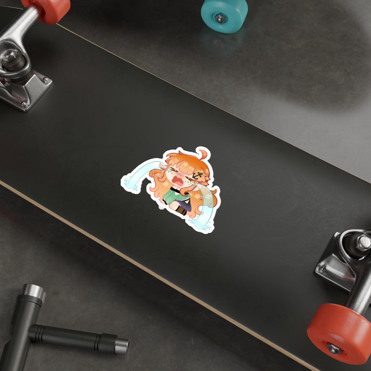 Ginger Syren tears Sticker