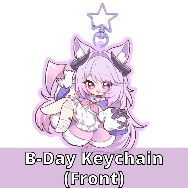 Fae B-Day Keychain -Pre-Order-