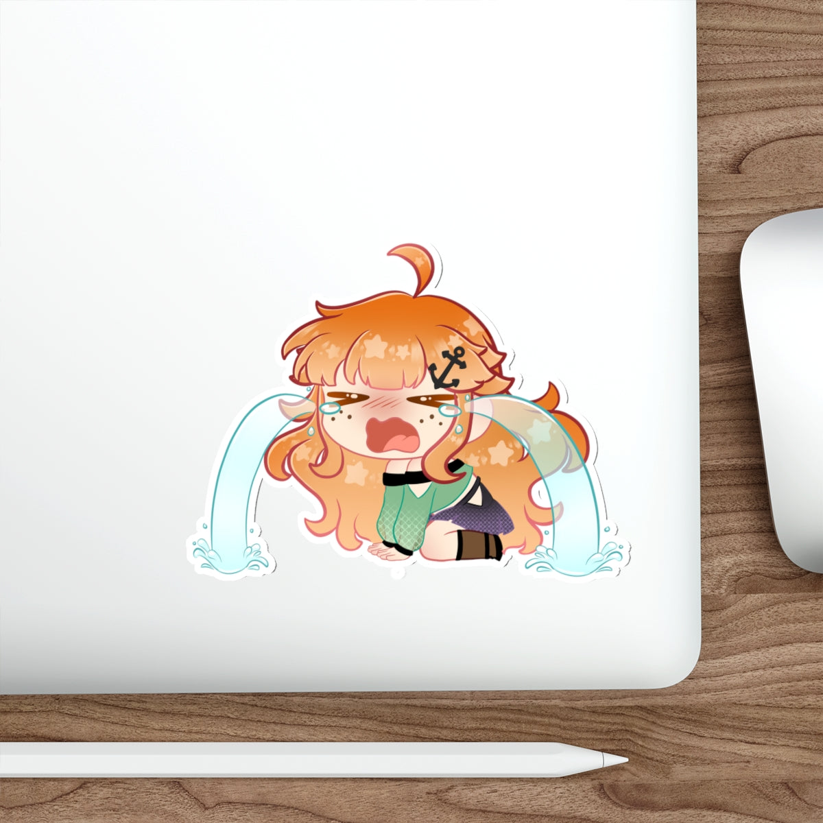 Ginger Syren tears Sticker