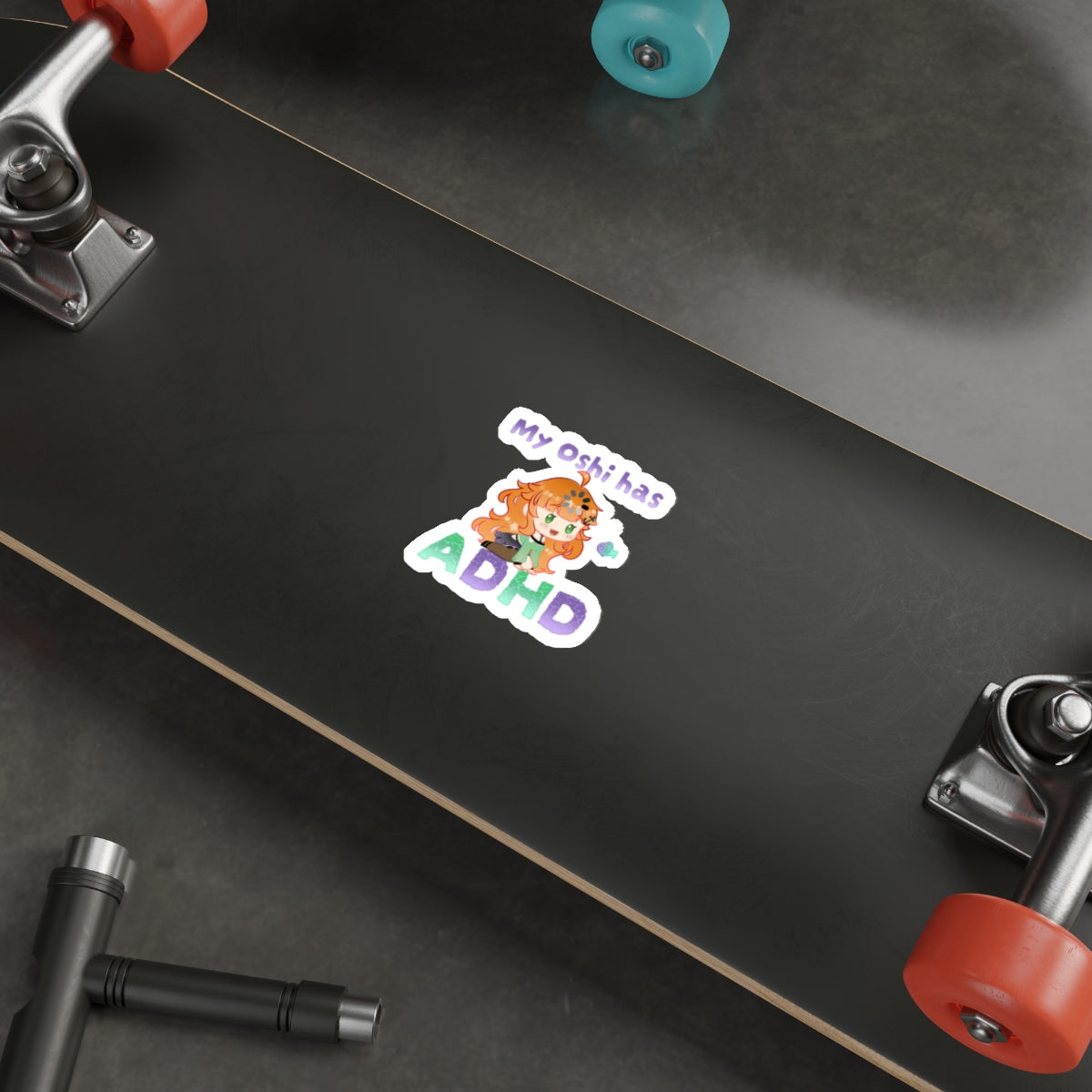 Ginger My Oshi has ADHD Sticker