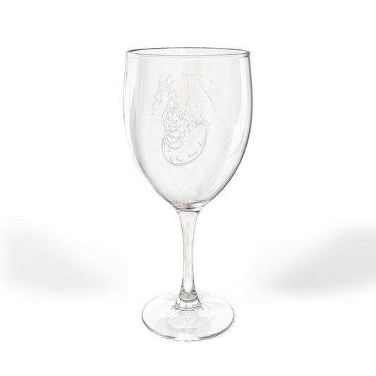 Mezil Engraved Wine Glass