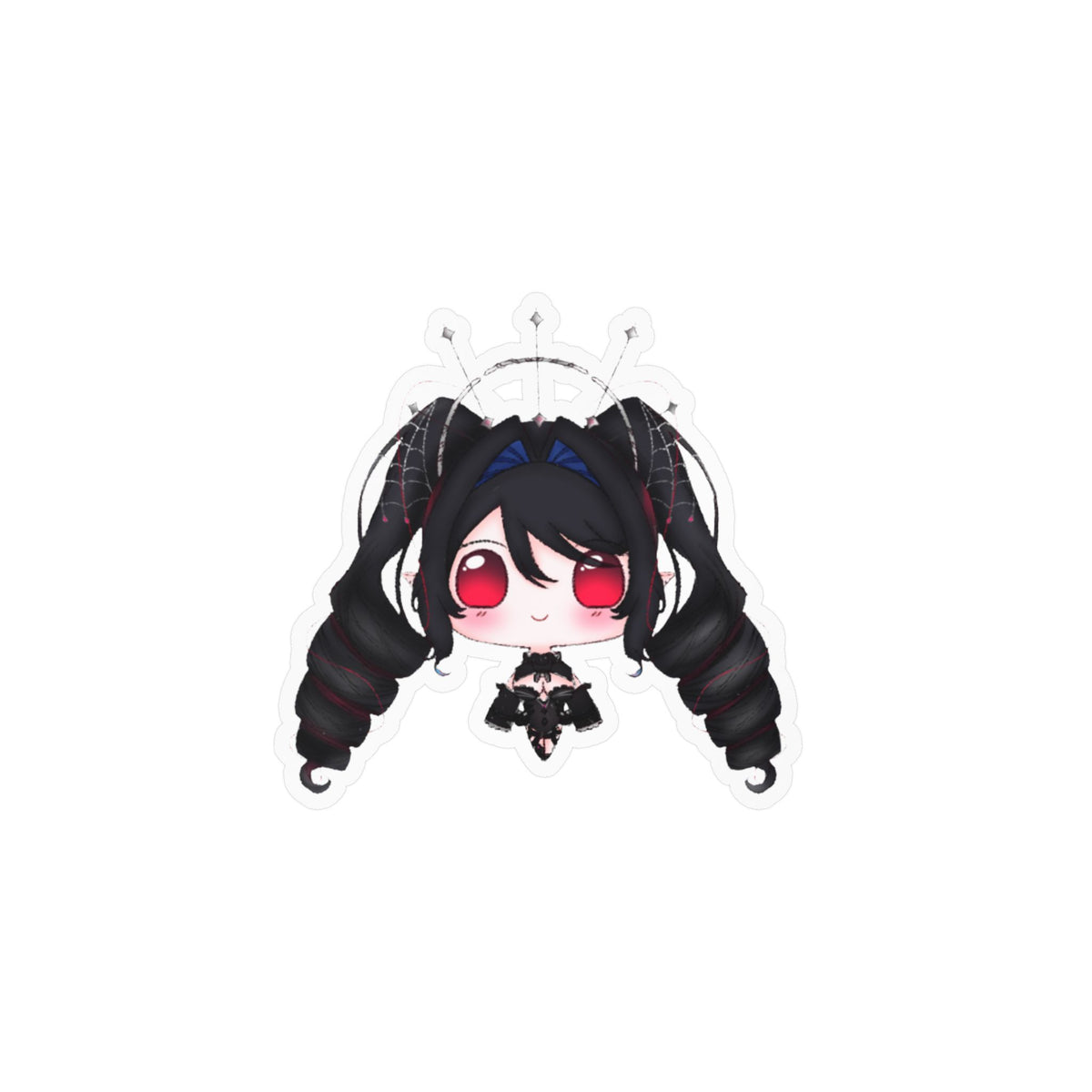 MikaVampire Mouth Closed Stickers