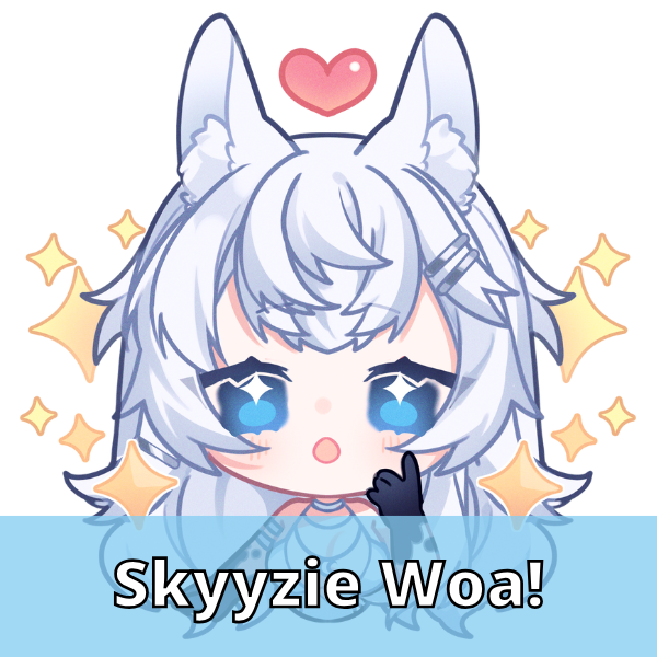 Skyyzie Woa! Sticker