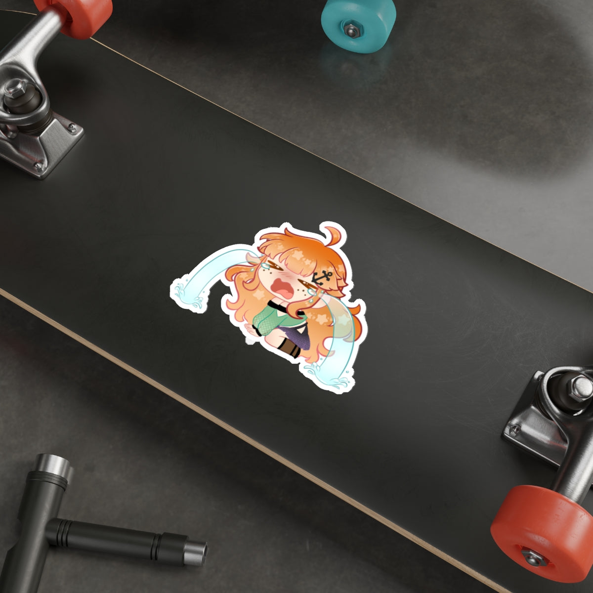 Ginger Syren tears Sticker