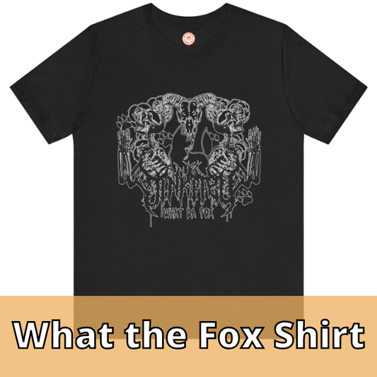 Jin What The Fox Black T Shirt (Black)