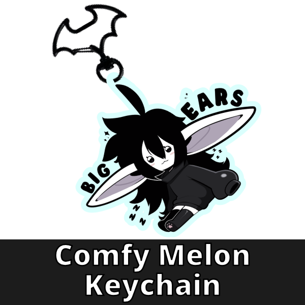 Misty Comfy Melon Keychain
