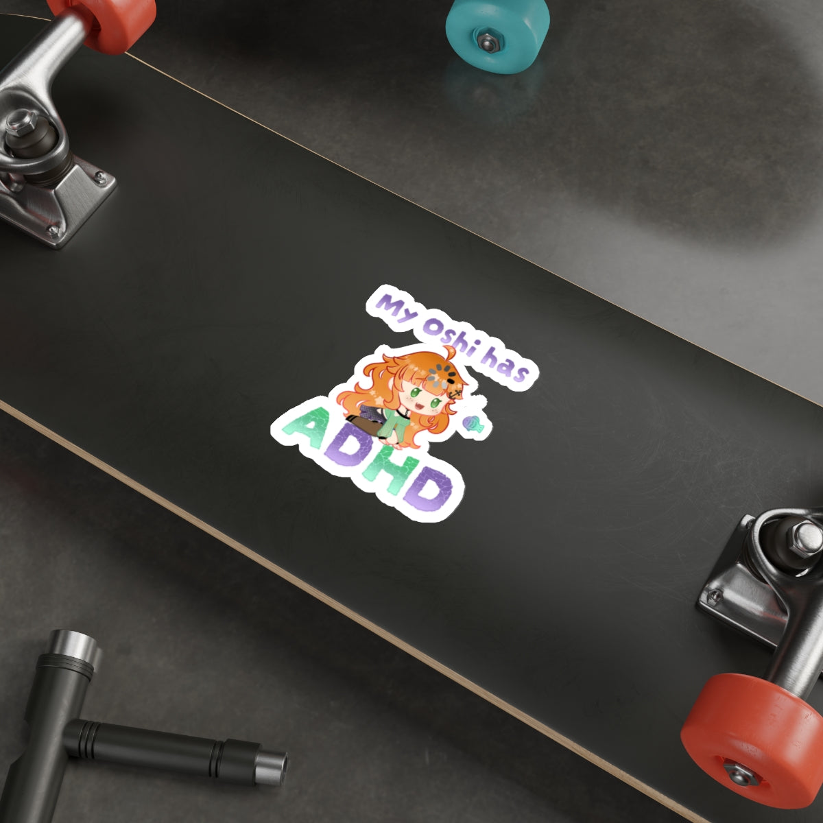 Ginger My Oshi has ADHD Sticker