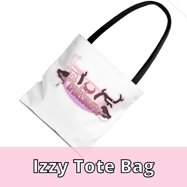 Izzy logo tote