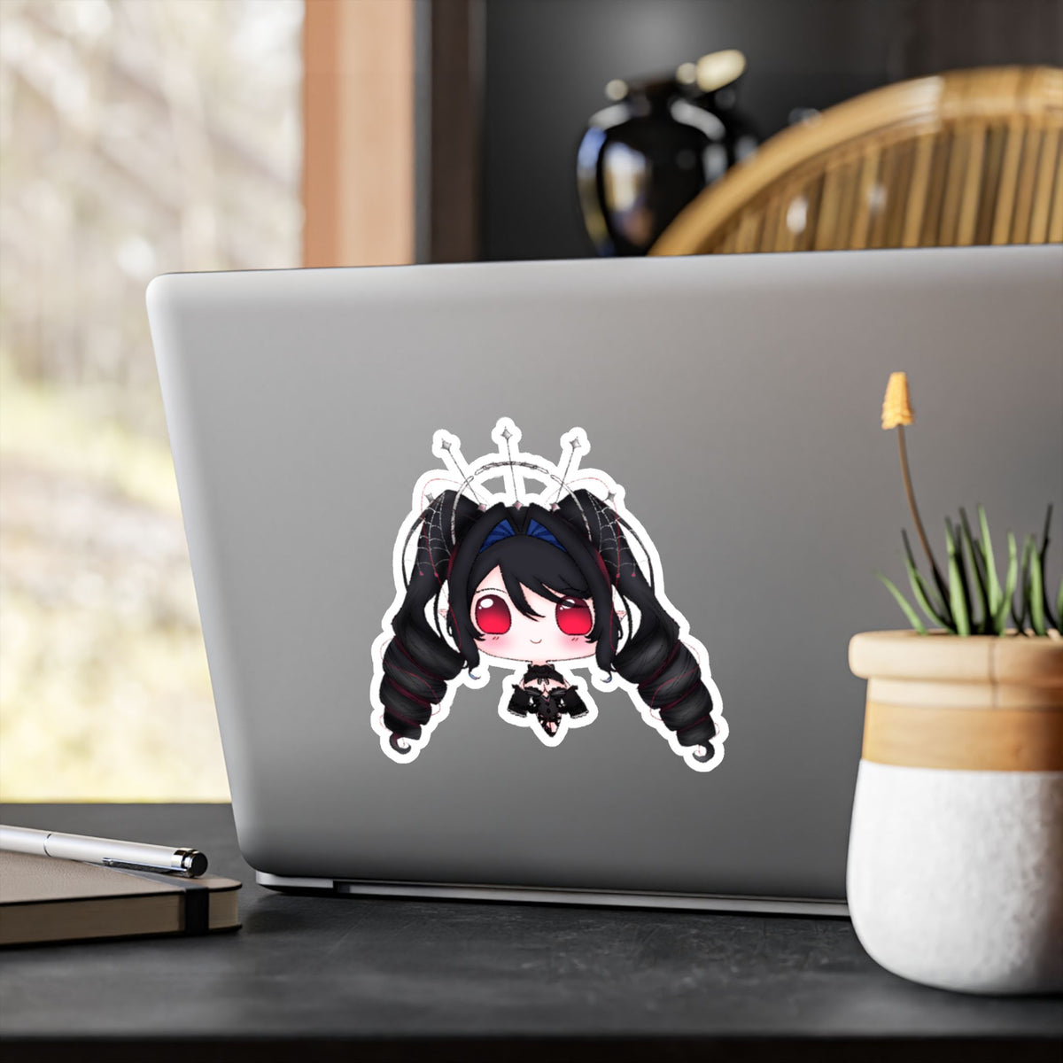 MikaVampire Mouth Closed Stickers