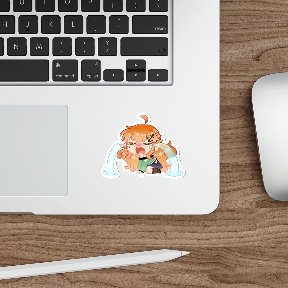 Ginger Syren tears Sticker
