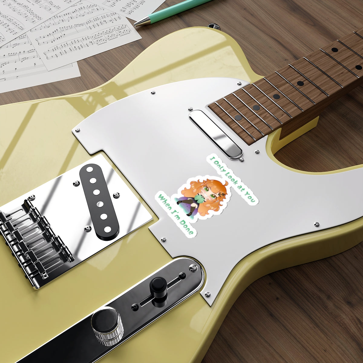 Ginger I look at you Sticker
