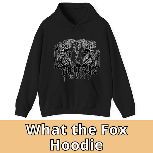 Jin What The Fox Black Hoodie (Black)
