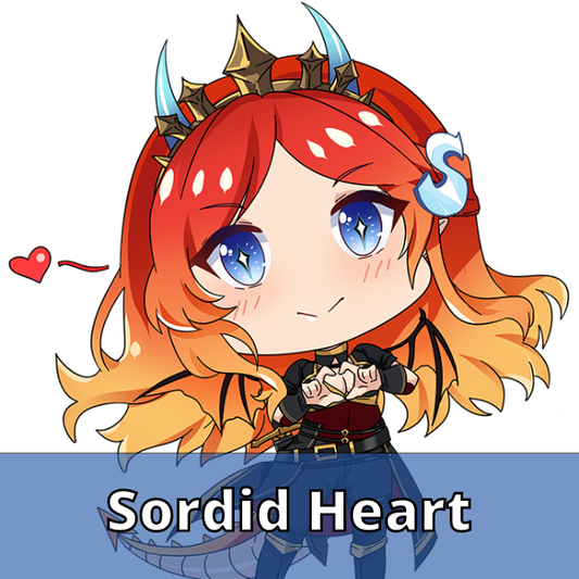 Sordid Heart Sticker