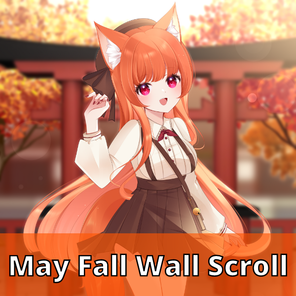 Maykitsune Fall Wallscroll