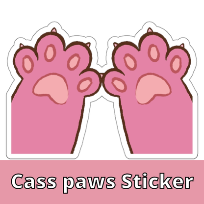 Cass Paw Sticker