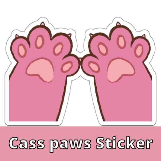 Cass Paw Sticker