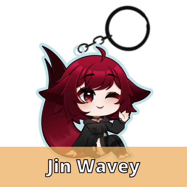 Jin Wavey Keychain