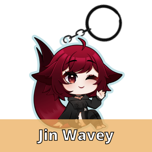 Jin Wavey Keychain