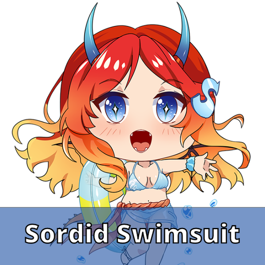 Sordid Swimsuit Sticker