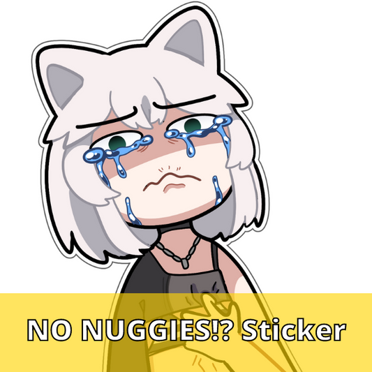 Neila No Nuggies?! Sticker