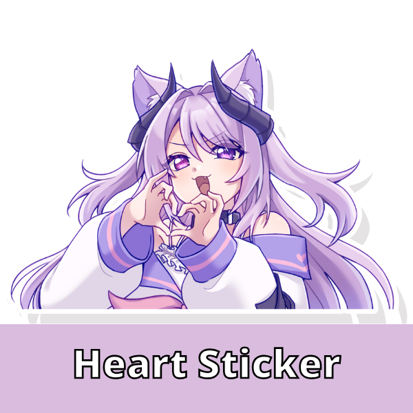 Fae Heart Sticker