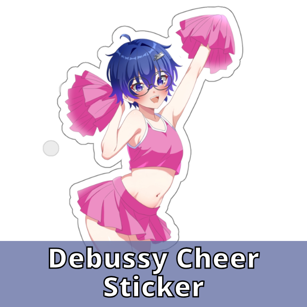 Debussy Cheer Sticker