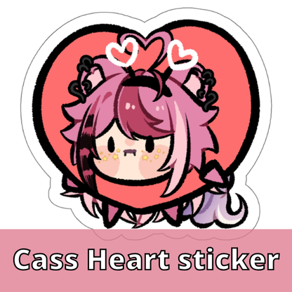 Cass Heart Sticker