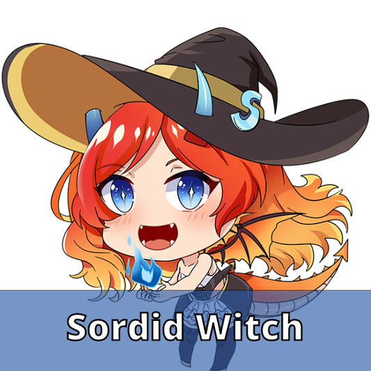 Sordid Witch Sticker