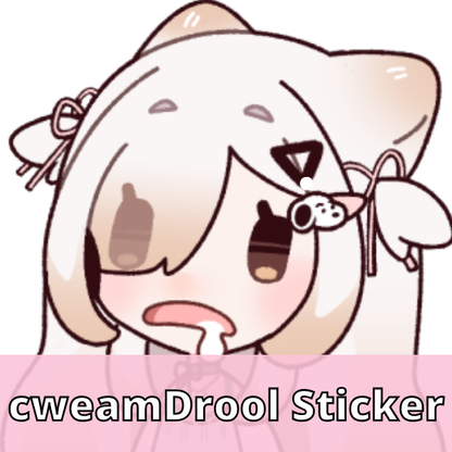 Cweamcat Emote Stickers [Pre-Order]