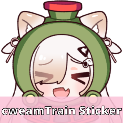 Cweamcat Emote Stickers [Pre-Order]