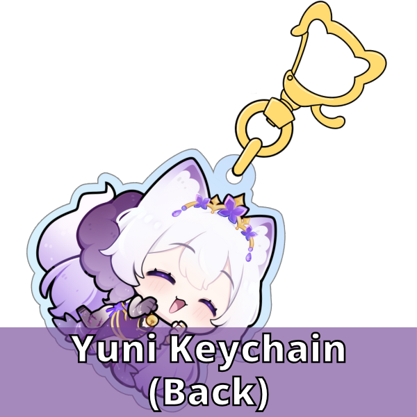 Yuni Keychain (Gold Clasp)