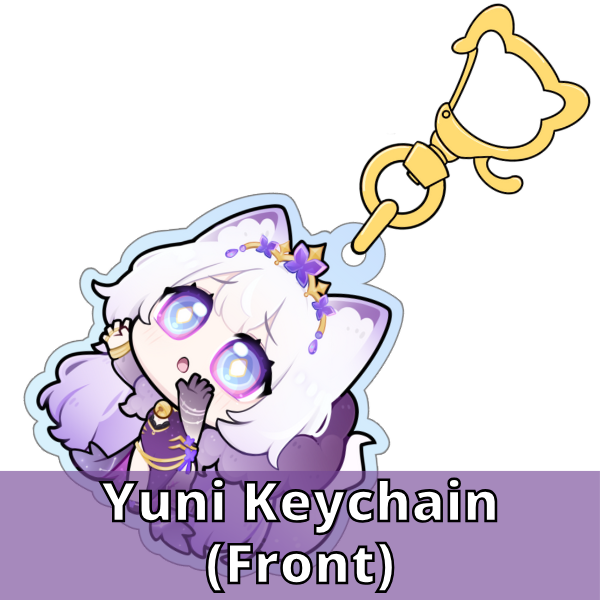 Yuni Keychain (Gold Clasp)