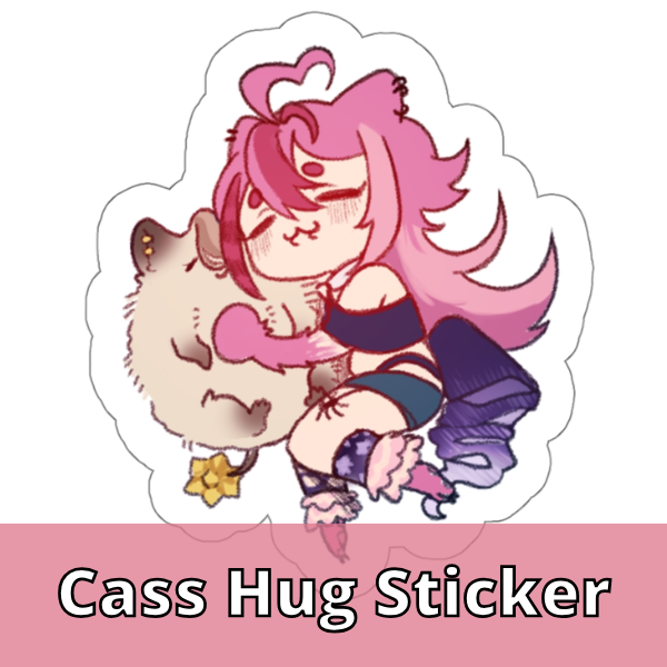 Cass Hug Sticker