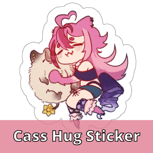 Cass Hug Sticker