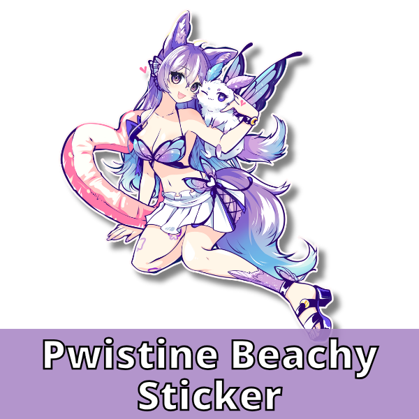Pwistine Stickers
