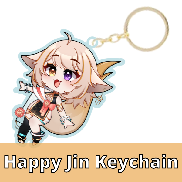 Happy Jin Keychain