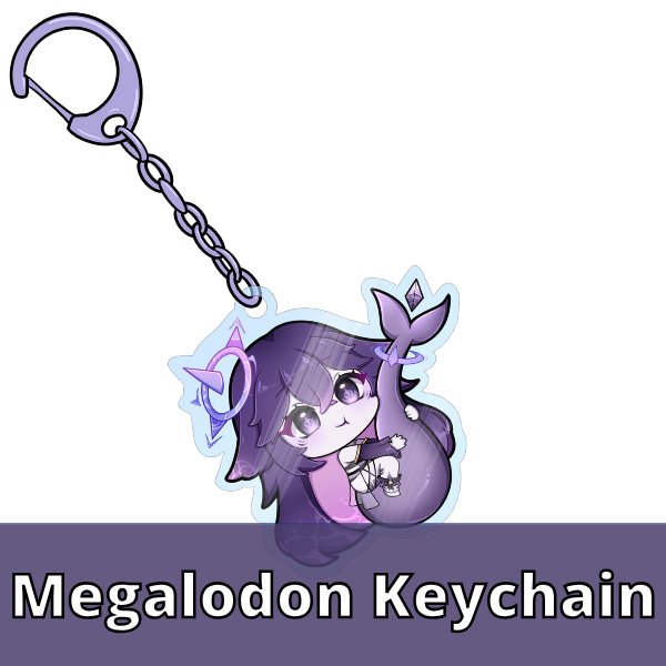 Megalodon Keychains